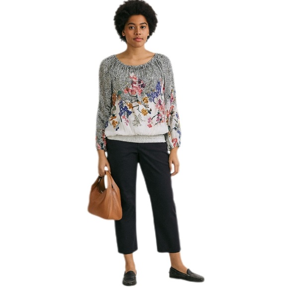 Anthropologie Floral Print Blouse Boho, Gypsy, Maximalist, Festival, Artsy - Picture 2 of 11